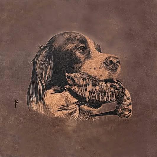 Leather dog